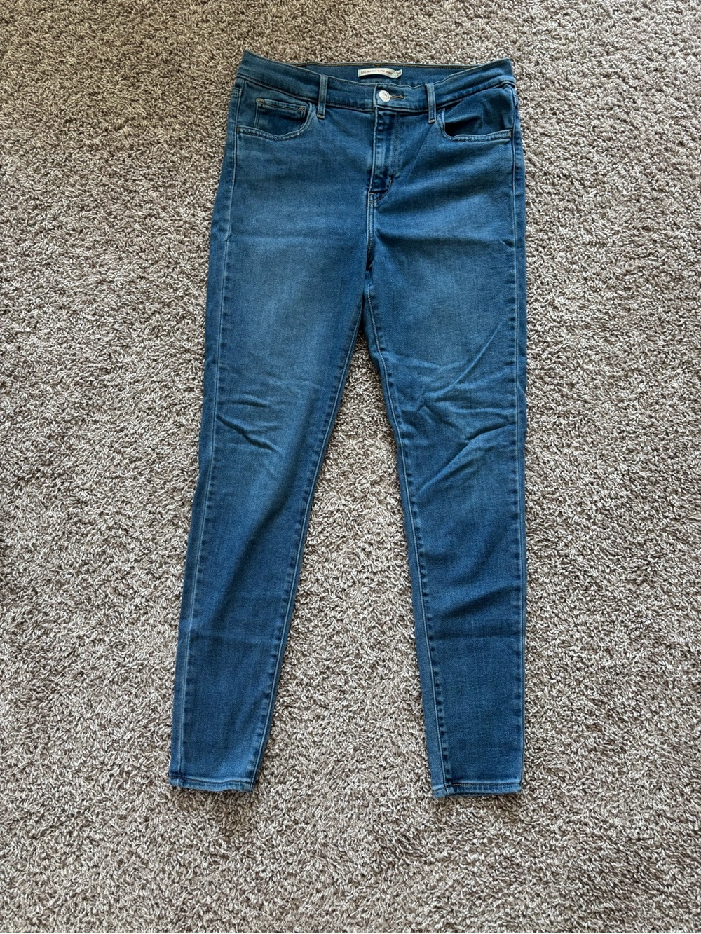 Women’s Dark Wash Skinny Jeans - Stretch Denim
